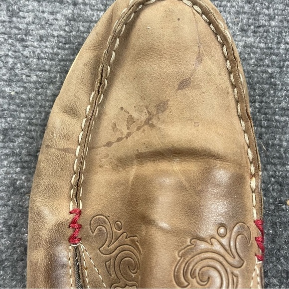 OLUKAI Women’s Nohea Nubuck Slip-On Loafer Tan Brown Leather size: 9 - Picture 3 of 11